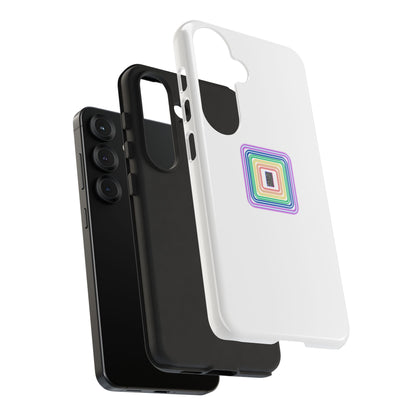 Colorful Geometric Phone Case for Tough Cases, Fun Phone Accessory, Unique Gift, Trendy Tech, Phone Protection