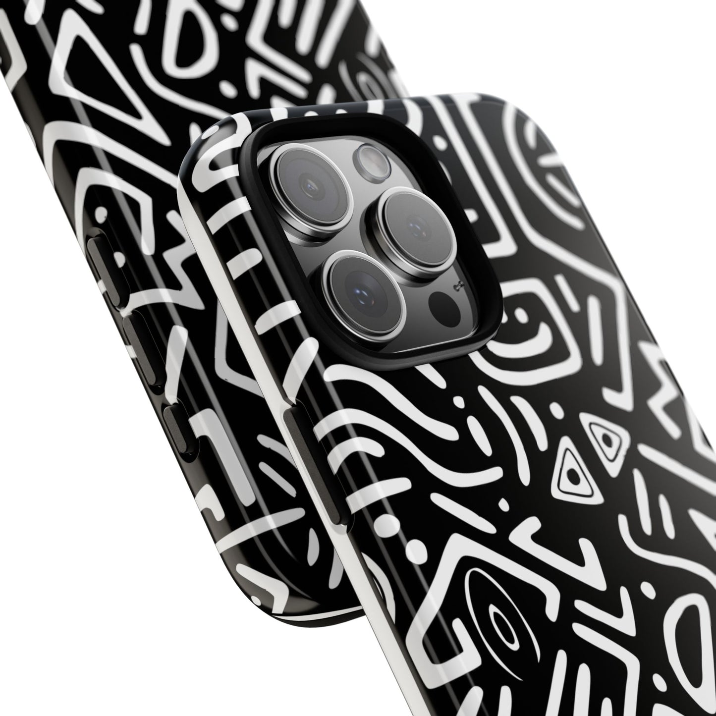 Stylish Phone Case, Abstract Design, Tough Cell Phone Cover, Modern Smartphone Protector, Gift for Tech Lovers, Unique Accessories