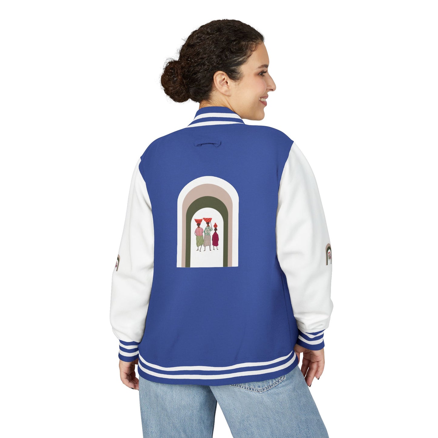 Dinkgwana - Stylish Unisex Letterman Jacket, Vintage Style Outerwear, Casual Everyday Jacket, Gift for Friends, Sports and Weekend Style