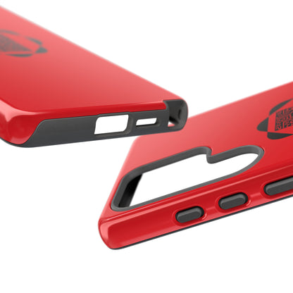 Tough Cases Phone Case, Bold Red Design, Unique Gift for Tech Lovers, Customize for Birthdays, Holidays, Everyday Use