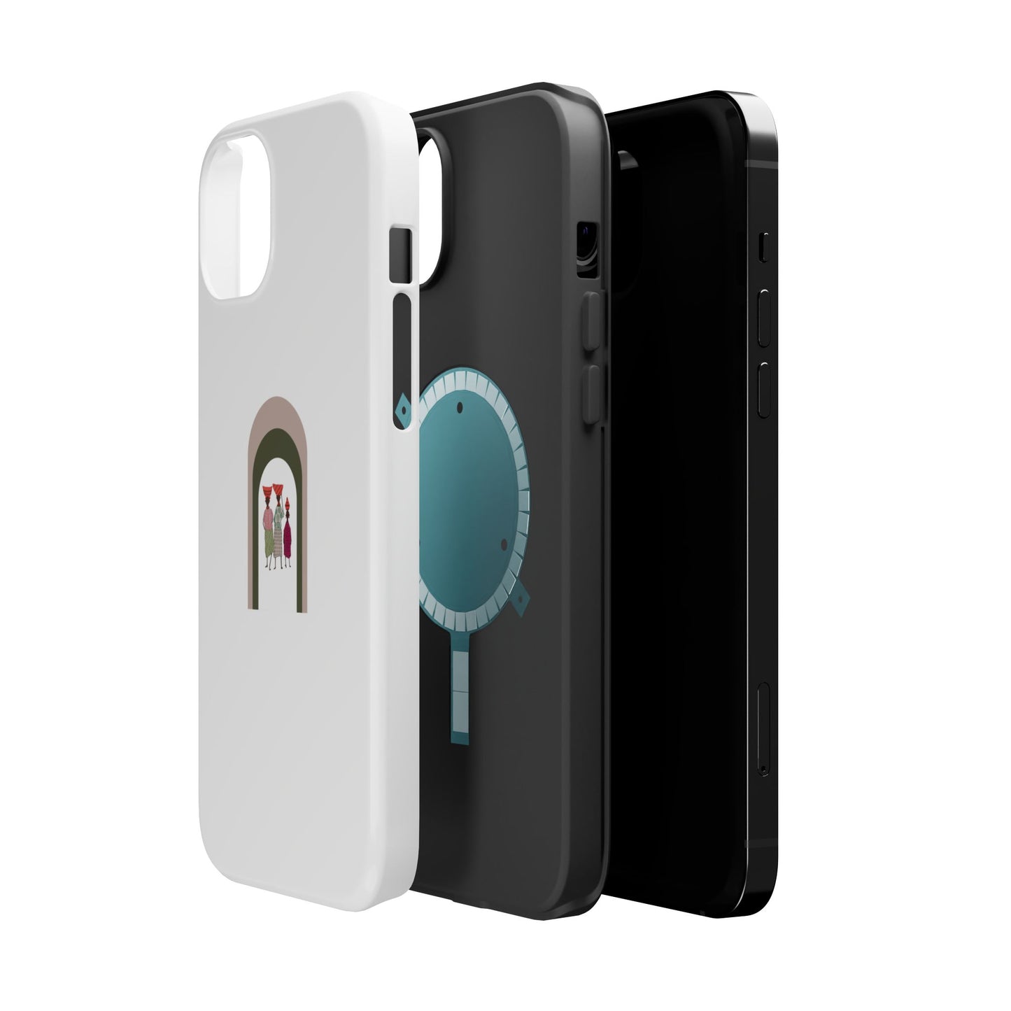 Artistic Magnetic Phone Cases, Unique Gift for Smartphone Lovers, Stylish Protection, Phone Accessories for Birthdays, Special Occasions.