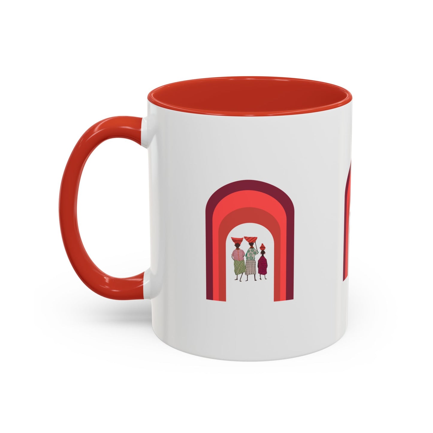 Colorful Tribal Accent Coffee Mug - Unique Art Design for Nightly Relaxation