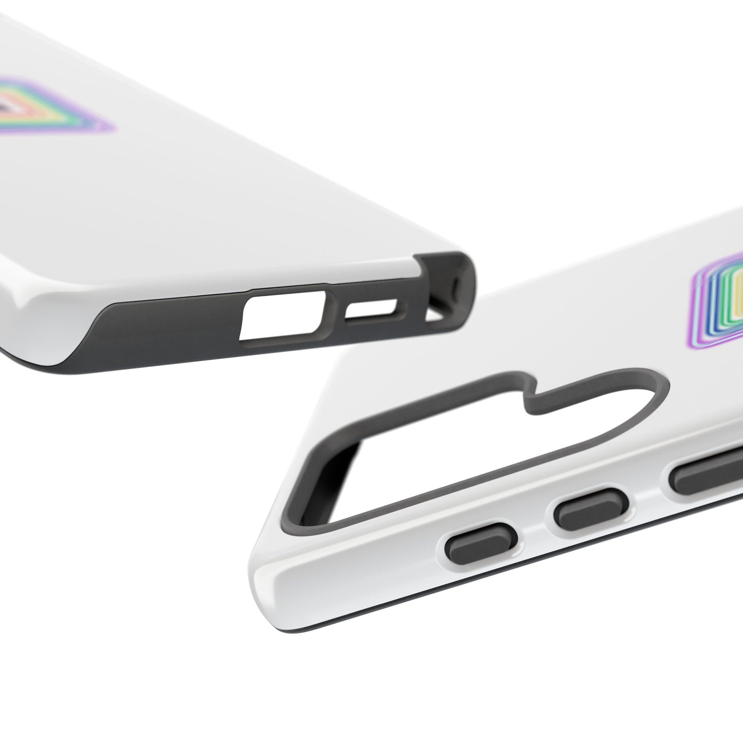Colorful Geometric Phone Case for Tough Cases, Fun Phone Accessory, Unique Gift, Trendy Tech, Phone Protection