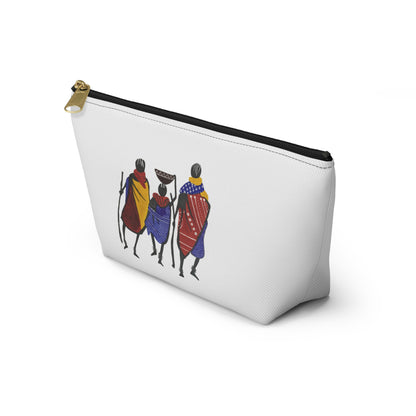 Ngwetsi - Accessory Pouch | Travel Bag, Cosmetic Case, Ethnic Print, Cultural Gift, Lightweight Makeup Organizer