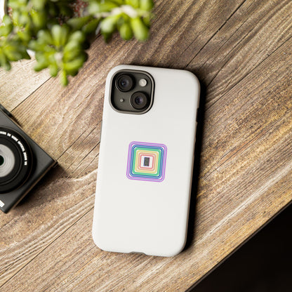 Colorful Geometric Phone Case for Tough Cases, Fun Phone Accessory, Unique Gift, Trendy Tech, Phone Protection