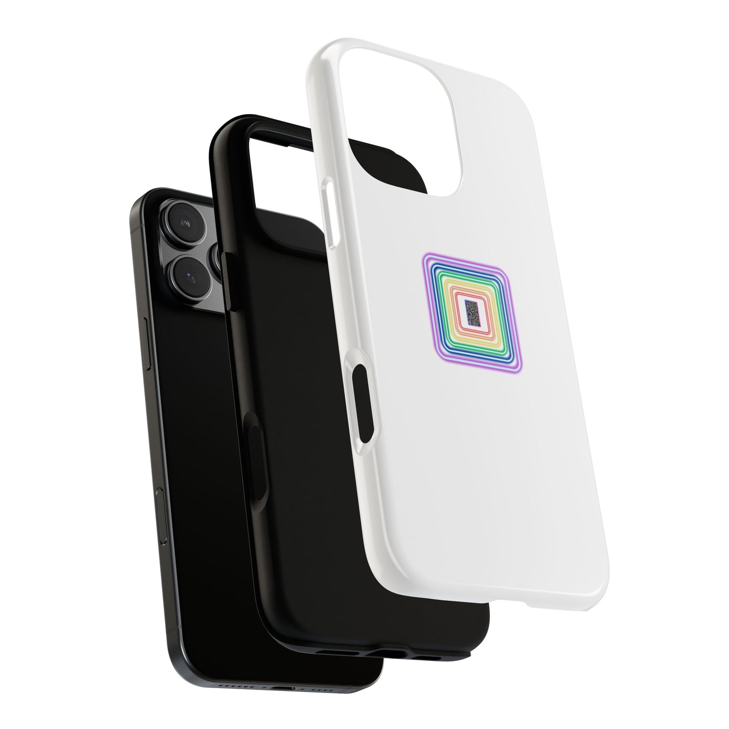 Colorful Geometric Phone Case for Tough Cases, Fun Phone Accessory, Unique Gift, Trendy Tech, Phone Protection