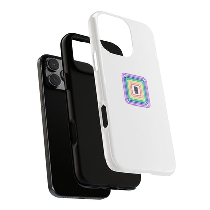 Colorful Geometric Phone Case for Tough Cases, Fun Phone Accessory, Unique Gift, Trendy Tech, Phone Protection