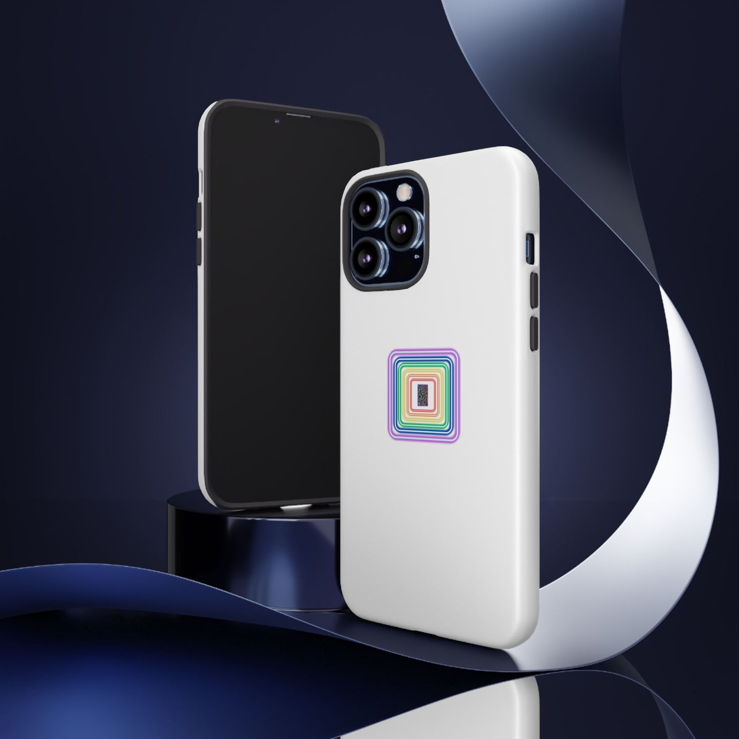 Colorful Geometric Phone Case for Tough Cases, Fun Phone Accessory, Unique Gift, Trendy Tech, Phone Protection