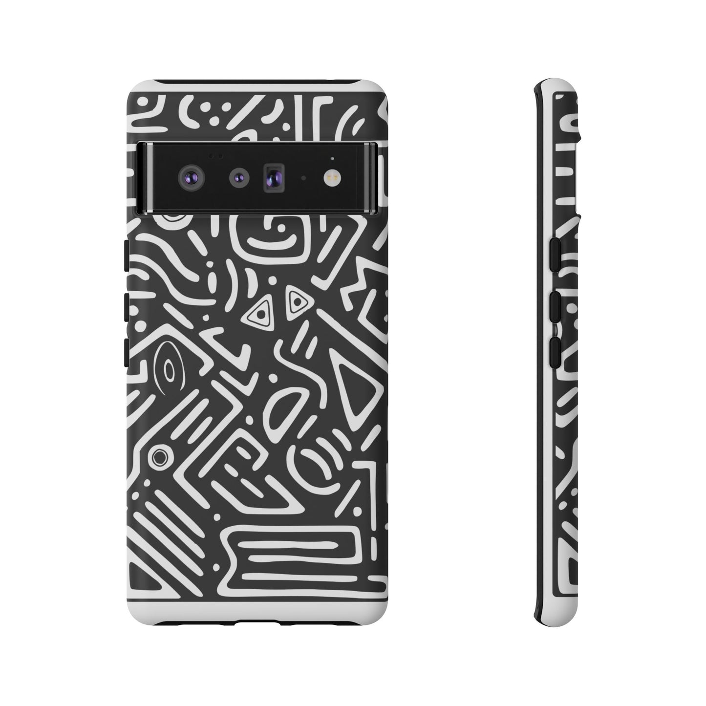 Stylish Phone Case, Abstract Design, Tough Cell Phone Cover, Modern Smartphone Protector, Gift for Tech Lovers, Unique Accessories