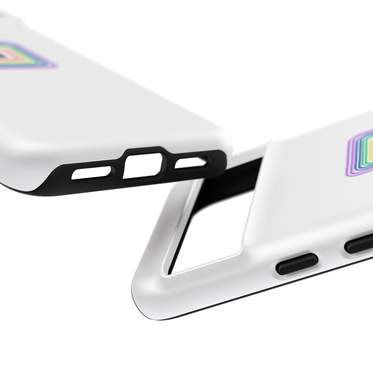Colorful Geometric Phone Case for Tough Cases, Fun Phone Accessory, Unique Gift, Trendy Tech, Phone Protection