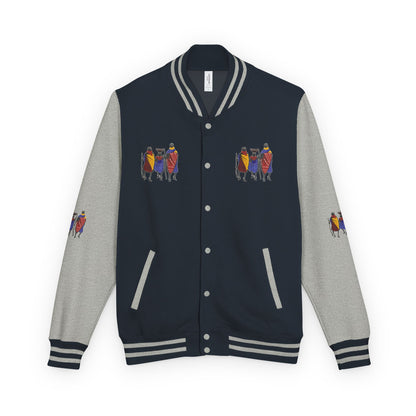 Ngwetsi - Unisex Letterman Jacket with Colorful Parrots Design, Trendy Outerwear, Casual Style, Gift for Animal Lovers, Comfortable and [...]