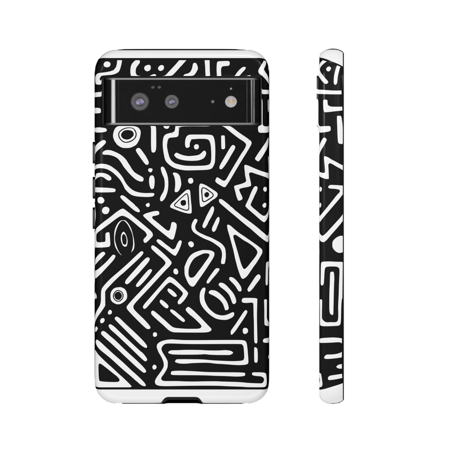 Stylish Phone Case, Abstract Design, Tough Cell Phone Cover, Modern Smartphone Protector, Gift for Tech Lovers, Unique Accessories