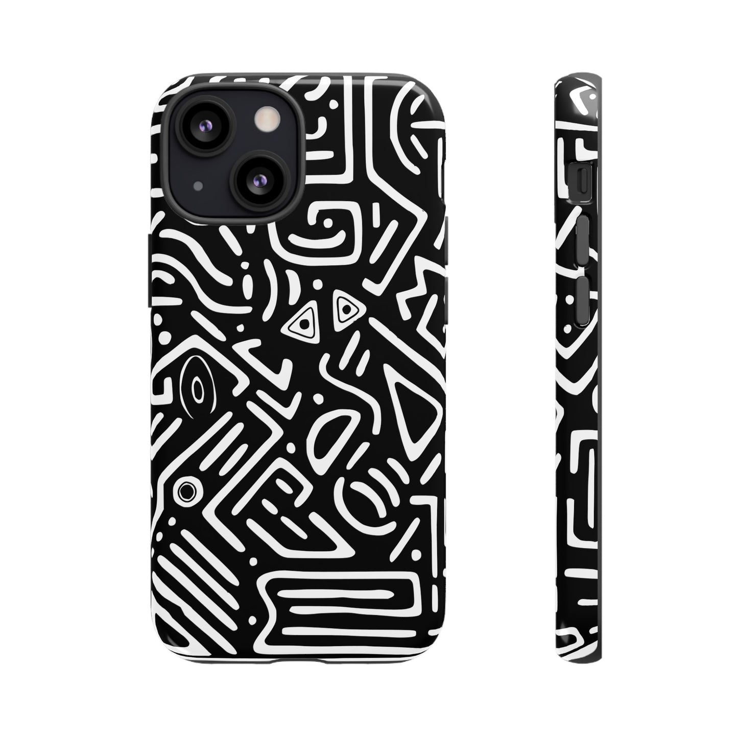 Stylish Phone Case, Abstract Design, Tough Cell Phone Cover, Modern Smartphone Protector, Gift for Tech Lovers, Unique Accessories