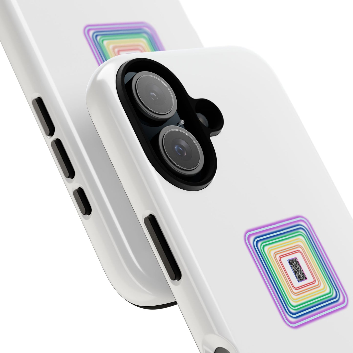 Colorful Geometric Phone Case for Tough Cases, Fun Phone Accessory, Unique Gift, Trendy Tech, Phone Protection
