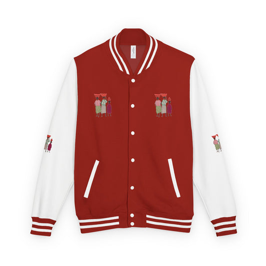 Dinkgwana - Unisex Heavyweight Letterman Jacket, Stylish Casual Wear, Vintage Inspired Jacket, Perfect for Storytelling, Great for Team Spirit, [...]