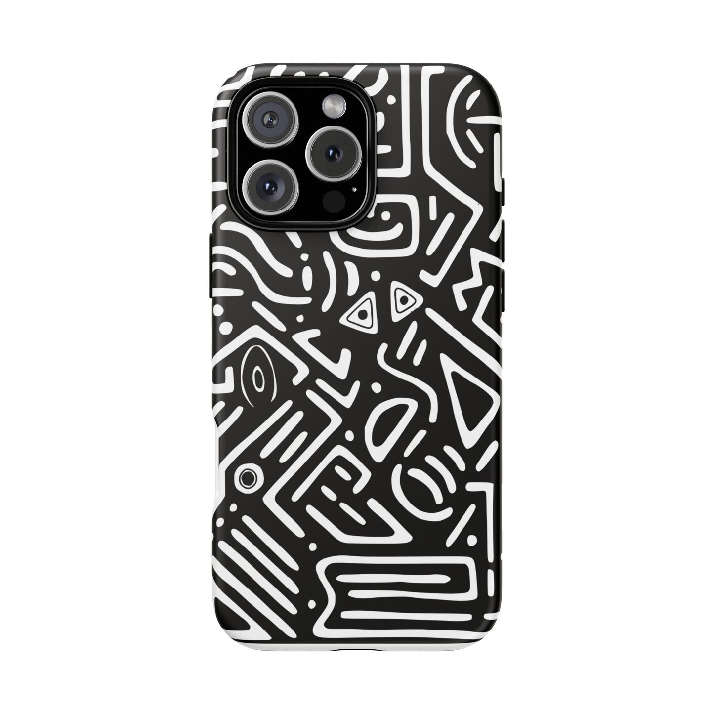 Stylish Phone Case, Abstract Design, Tough Cell Phone Cover, Modern Smartphone Protector, Gift for Tech Lovers, Unique Accessories