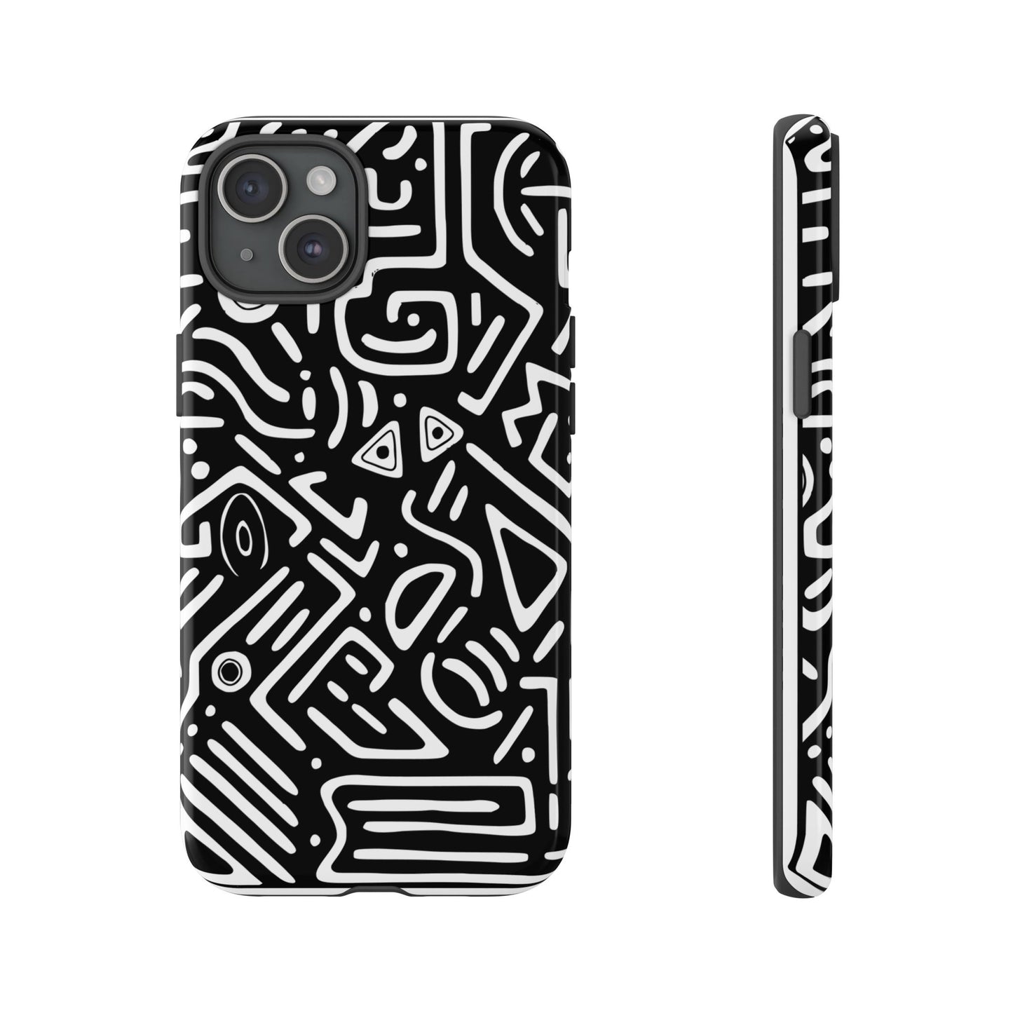 Stylish Phone Case, Abstract Design, Tough Cell Phone Cover, Modern Smartphone Protector, Gift for Tech Lovers, Unique Accessories