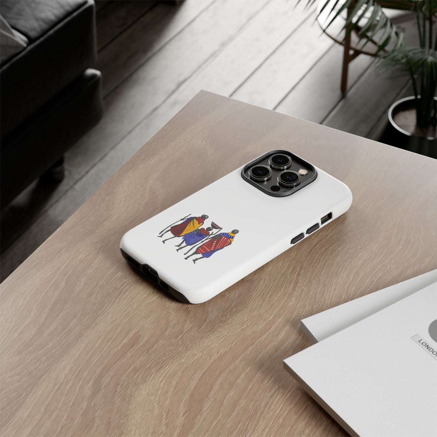 Stylish Phone Case Featuring Cultural Art, Tough Cases for Protection and Style, Gift for Holidays, Trendy Accessory, Unique Phone Cover