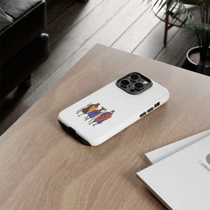 Stylish Phone Case Featuring Cultural Art, Tough Cases for Protection and Style, Gift for Holidays, Trendy Accessory, Unique Phone Cover