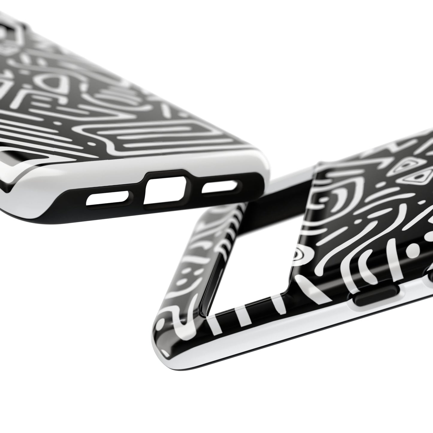 Stylish Phone Case, Abstract Design, Tough Cell Phone Cover, Modern Smartphone Protector, Gift for Tech Lovers, Unique Accessories