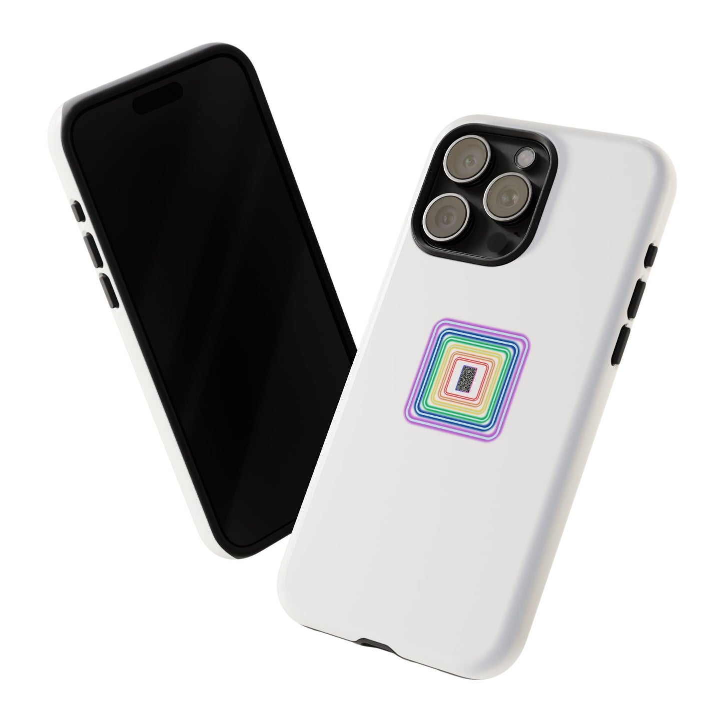 Colorful Geometric Phone Case for Tough Cases, Fun Phone Accessory, Unique Gift, Trendy Tech, Phone Protection