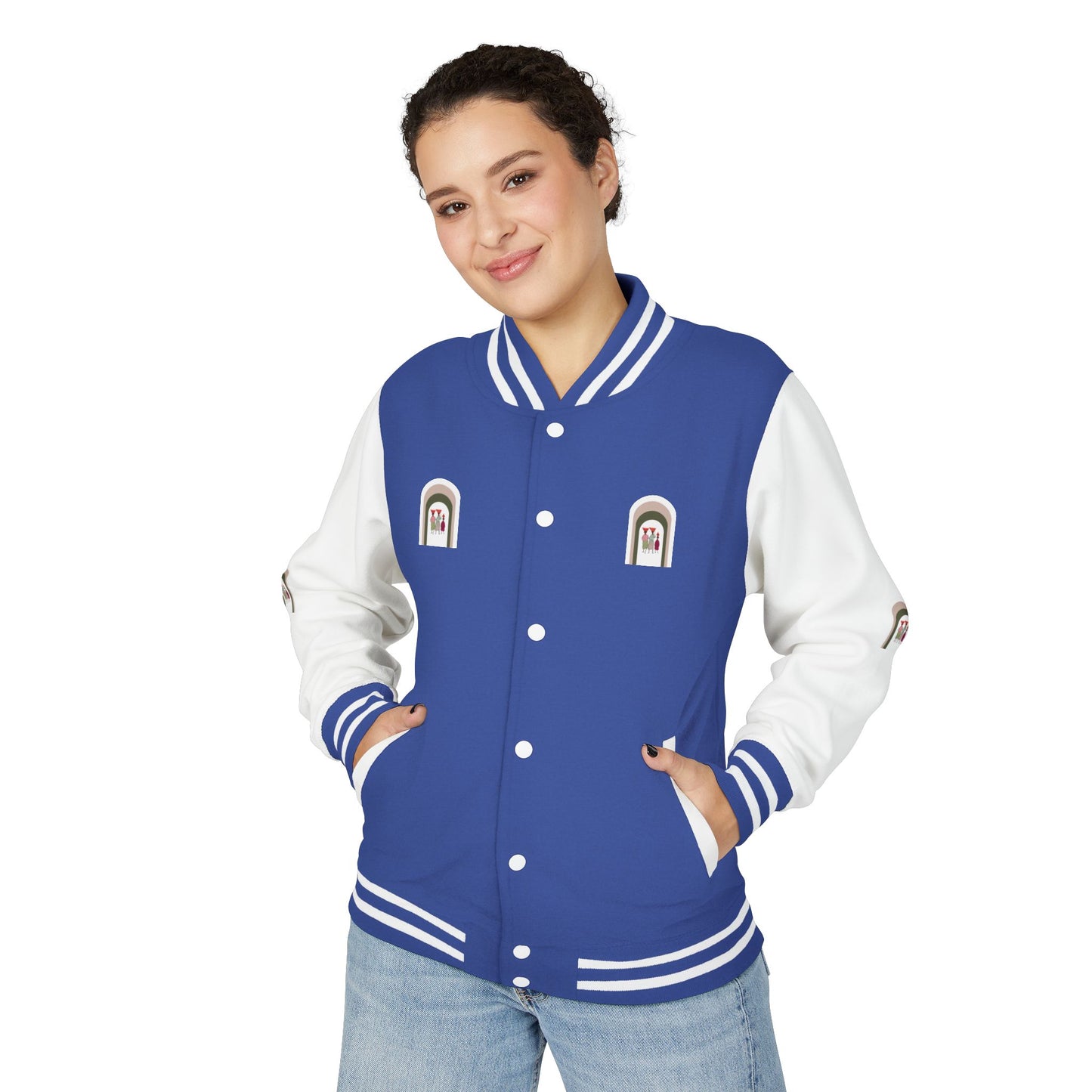 Dinkgwana - Stylish Unisex Letterman Jacket, Vintage Style Outerwear, Casual Everyday Jacket, Gift for Friends, Sports and Weekend Style