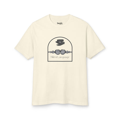 Silent Language - Unisex Heavyweight Tee -  Graphic Shirt