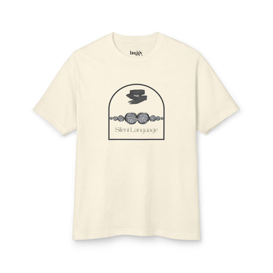 Silent Language - Unisex Heavyweight Tee -  Graphic Shirt