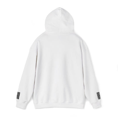 Pulse Hoodie — Minimal Black & White Tech Graphic