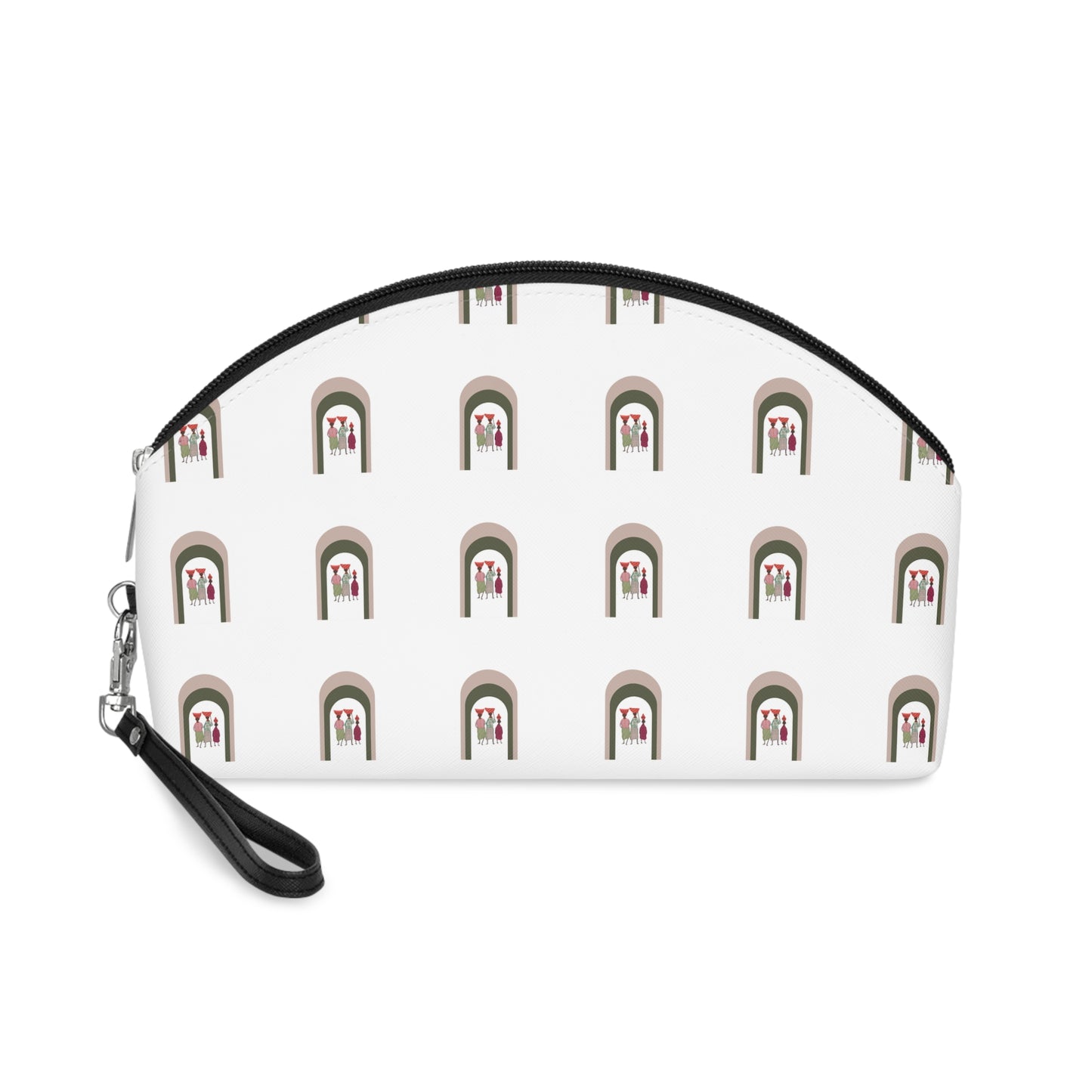 Dinkgwana - Stylish Makeup Bag for Everyday Use, Cosmetic Organizer, Gift for Her, Travel Toiletry Pouch, Beauty Essentials Case