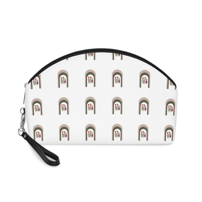 Dinkgwana - Stylish Makeup Bag for Everyday Use, Cosmetic Organizer, Gift for Her, Travel Toiletry Pouch, Beauty Essentials Case