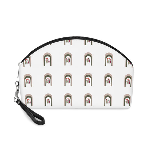 Dinkgwana - Stylish Makeup Bag for Everyday Use, Cosmetic Organizer, Gift for Her, Travel Toiletry Pouch, Beauty Essentials Case