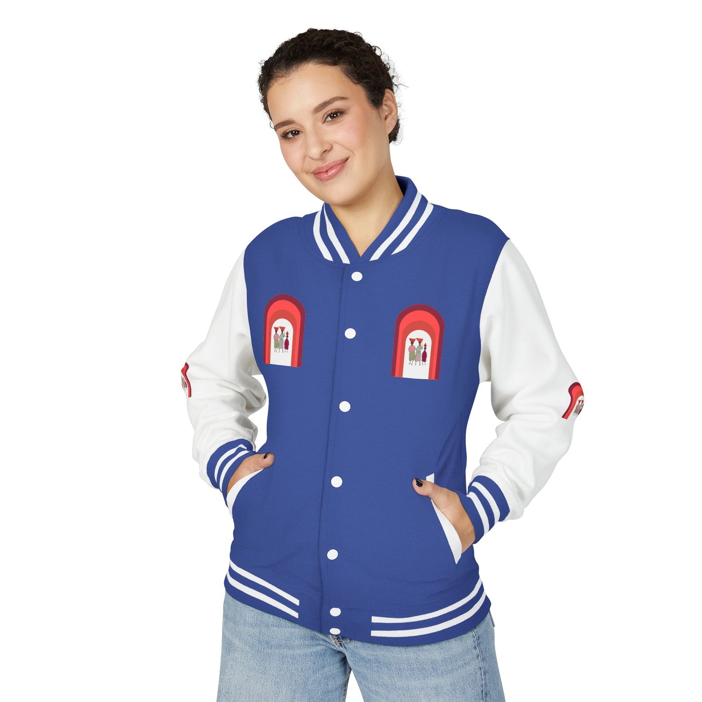 Dinkgwana - Unisex Letterman Jacket with Retro Design, Trendy Outerwear, Perfect for College, Parties, Gift Idea, Sports Events, Casual Wear