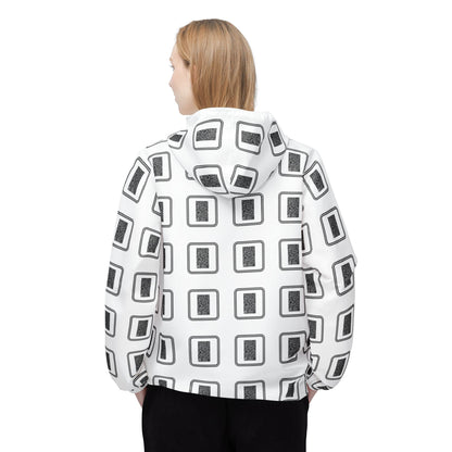 Pulse - Stylish Windbreaker Jacket - Modern Geometric Design, Perfect for Outdoor Activities, Casual Wear, Gifts for Him/Her, Travel Essentials