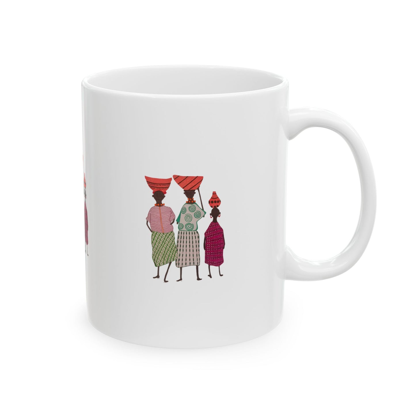 Dinkgwana Ceramic Mug - 11oz & 15oz - Unique Design