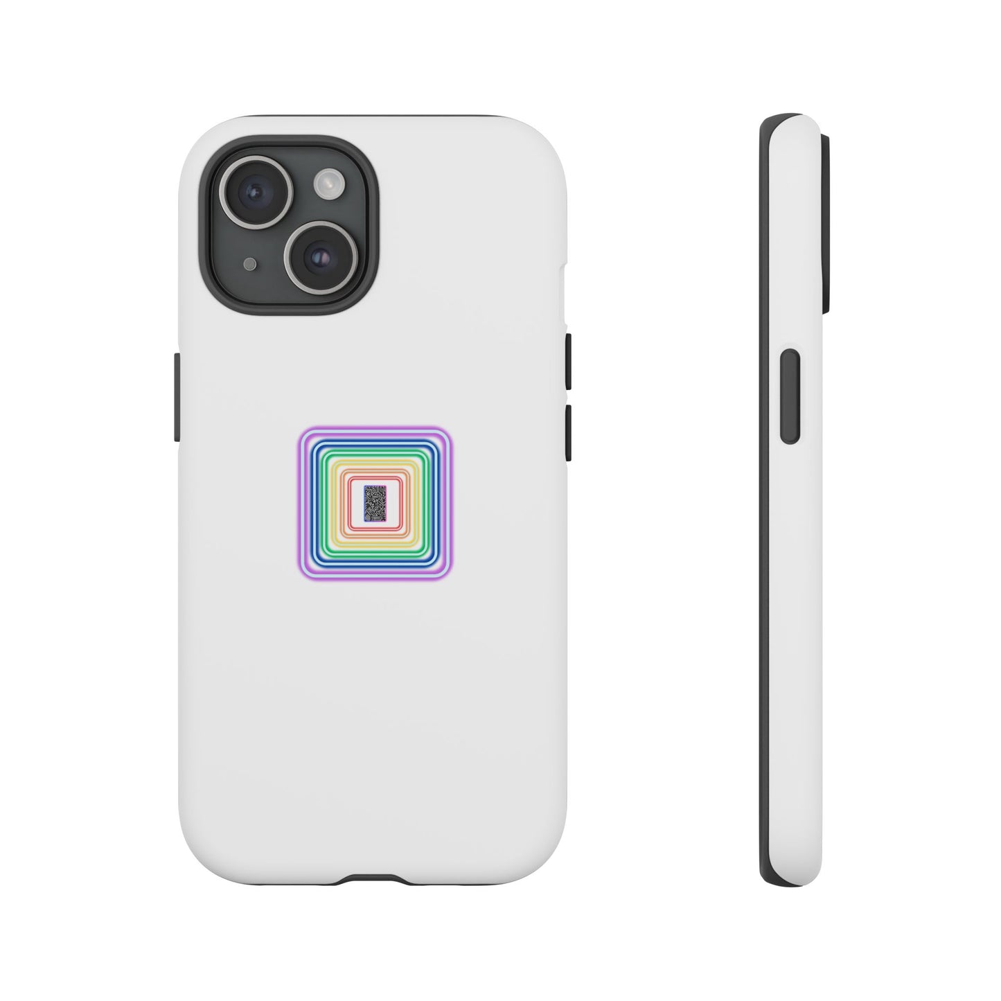 Colorful Geometric Phone Case for Tough Cases, Fun Phone Accessory, Unique Gift, Trendy Tech, Phone Protection