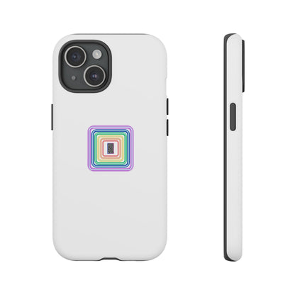 Colorful Geometric Phone Case for Tough Cases, Fun Phone Accessory, Unique Gift, Trendy Tech, Phone Protection