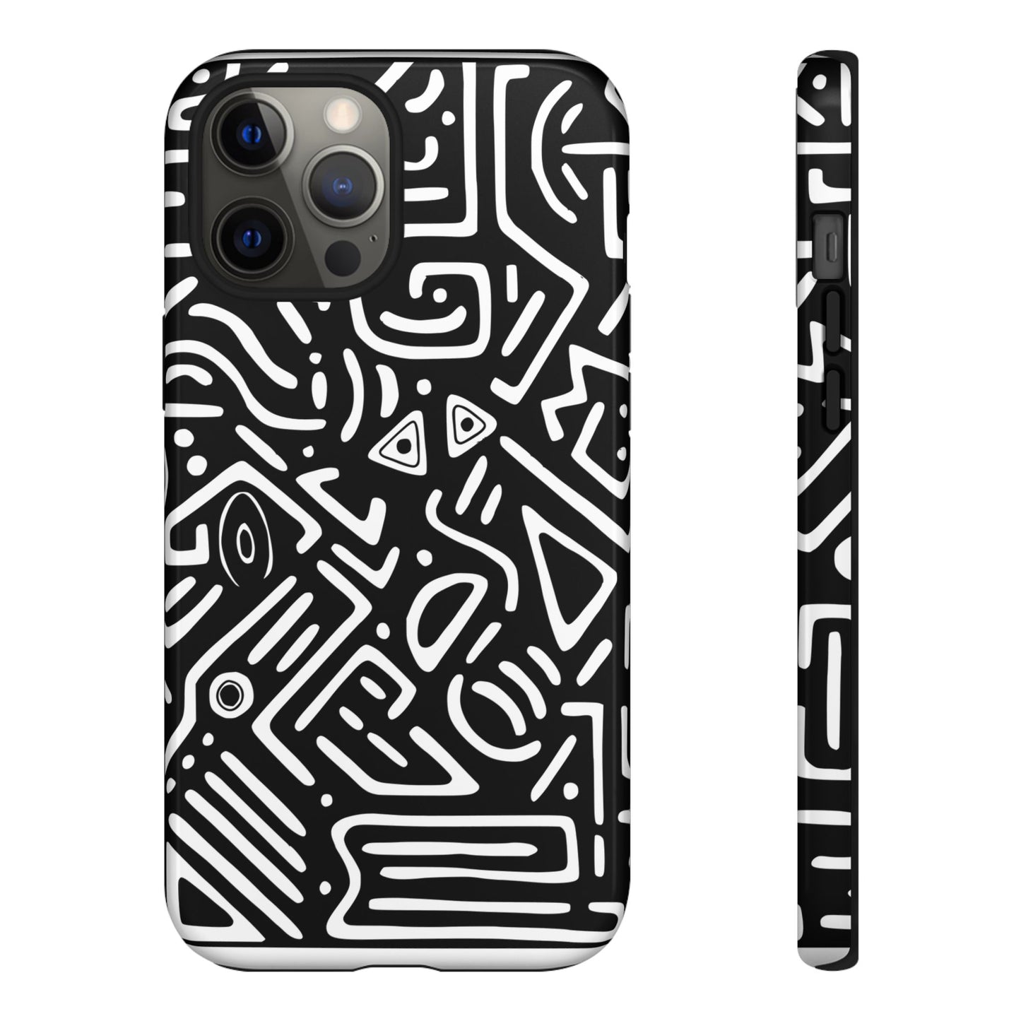 Stylish Phone Case, Abstract Design, Tough Cell Phone Cover, Modern Smartphone Protector, Gift for Tech Lovers, Unique Accessories