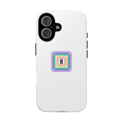 Colorful Geometric Phone Case for Tough Cases, Fun Phone Accessory, Unique Gift, Trendy Tech, Phone Protection