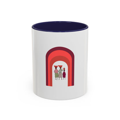 Stylish Accent Coffee Mug - Colorful Design for Creative Souls