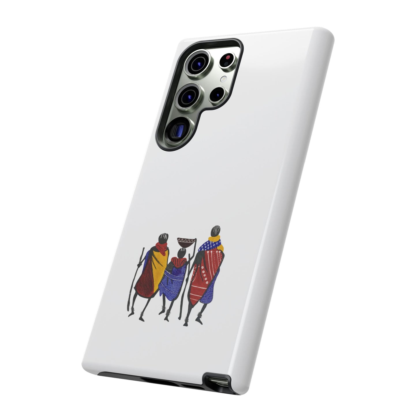 Stylish Phone Case Featuring Cultural Art, Tough Cases for Protection and Style, Gift for Holidays, Trendy Accessory, Unique Phone Cover