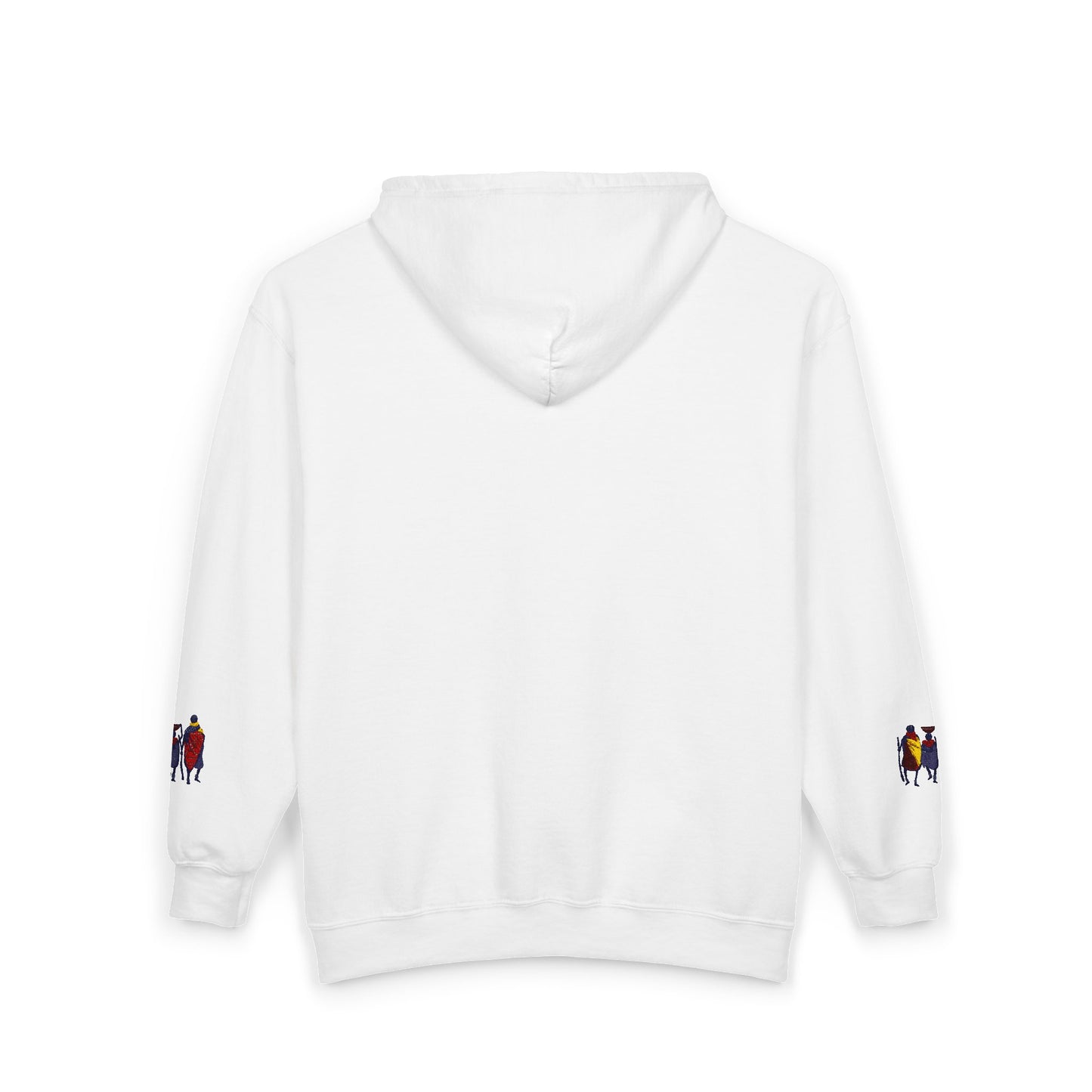 Ngwetsi Men Zip Hoodie — Nativity Christmas Chest & Sleeve Embroidered Design