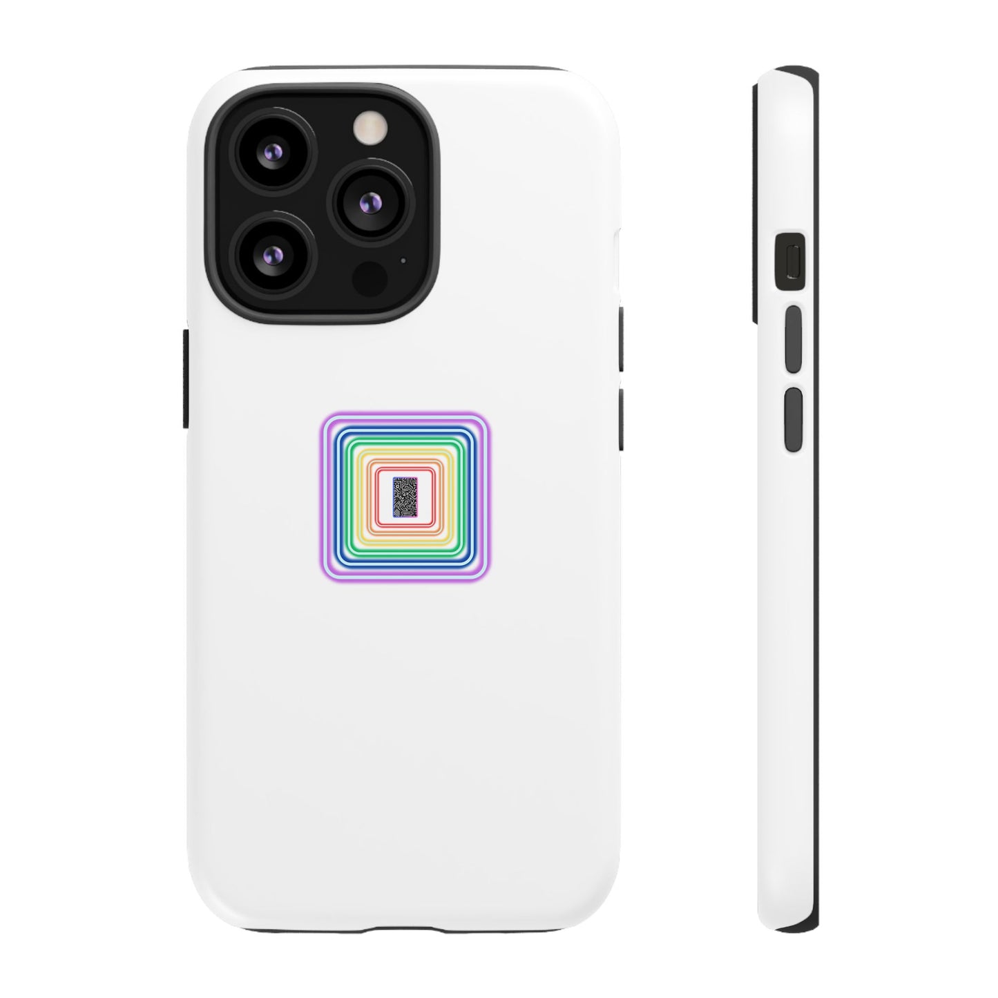 Colorful Geometric Phone Case for Tough Cases, Fun Phone Accessory, Unique Gift, Trendy Tech, Phone Protection