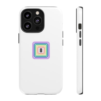 Colorful Geometric Phone Case for Tough Cases, Fun Phone Accessory, Unique Gift, Trendy Tech, Phone Protection