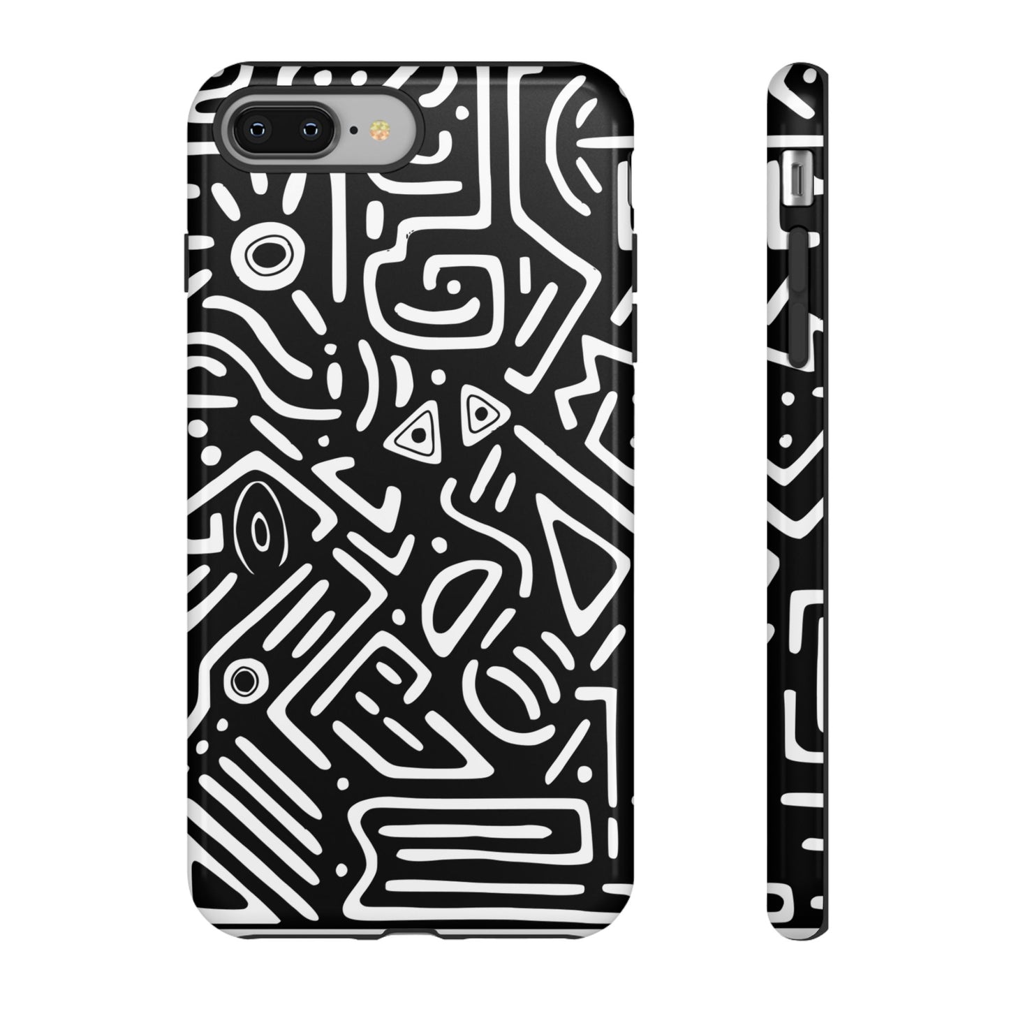Stylish Phone Case, Abstract Design, Tough Cell Phone Cover, Modern Smartphone Protector, Gift for Tech Lovers, Unique Accessories