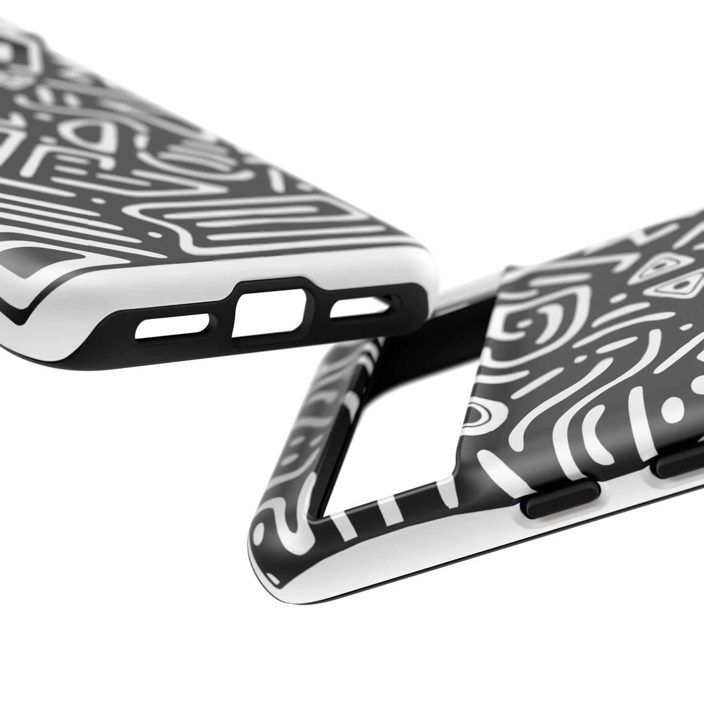 Stylish Phone Case, Abstract Design, Tough Cell Phone Cover, Modern Smartphone Protector, Gift for Tech Lovers, Unique Accessories