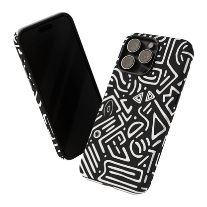 Stylish Phone Case, Abstract Design, Tough Cell Phone Cover, Modern Smartphone Protector, Gift for Tech Lovers, Unique Accessories