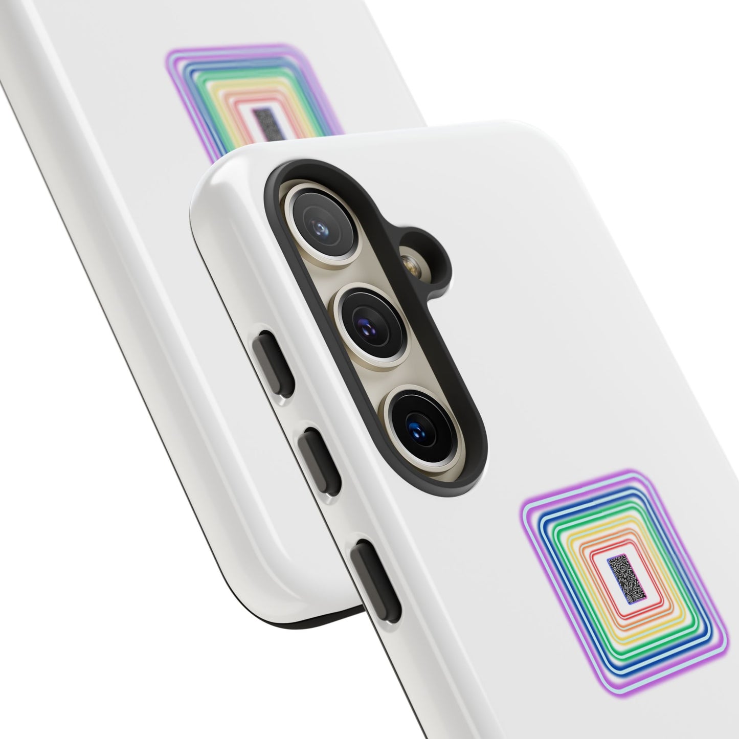 Colorful Geometric Phone Case for Tough Cases, Fun Phone Accessory, Unique Gift, Trendy Tech, Phone Protection