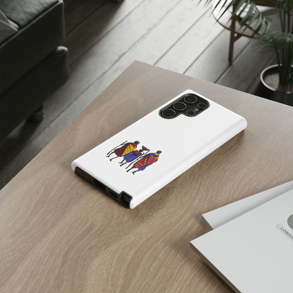 Stylish Phone Case Featuring Cultural Art, Tough Cases for Protection and Style, Gift for Holidays, Trendy Accessory, Unique Phone Cover