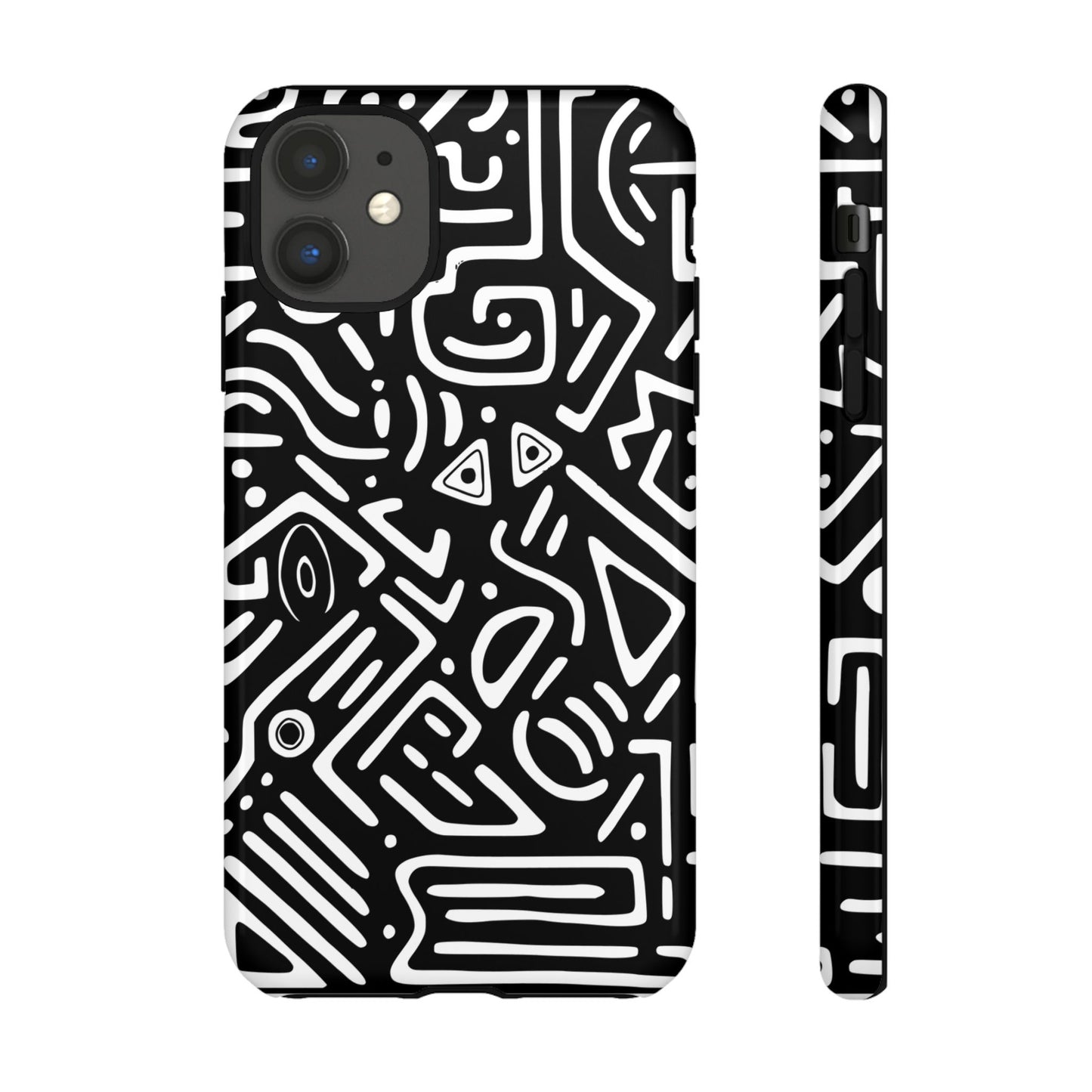 Stylish Phone Case, Abstract Design, Tough Cell Phone Cover, Modern Smartphone Protector, Gift for Tech Lovers, Unique Accessories